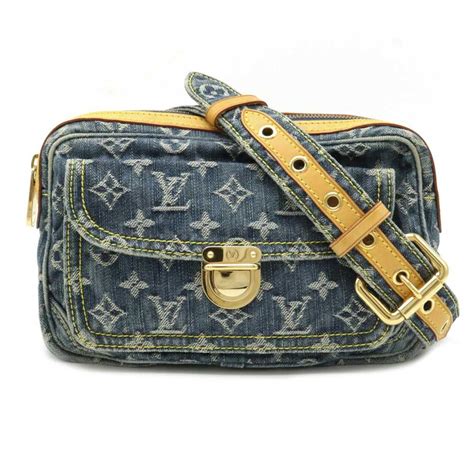 lv denim twist bag|Lv denim bum bag.